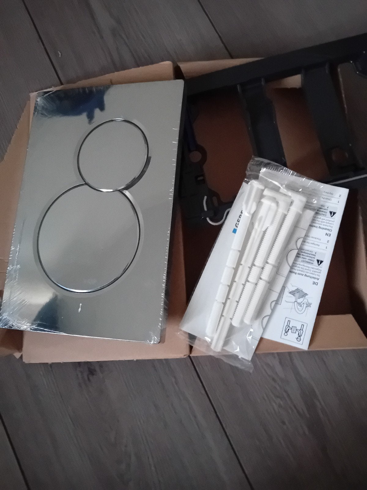 bedieningspaneel, Ophalen, Nieuw, Toilet