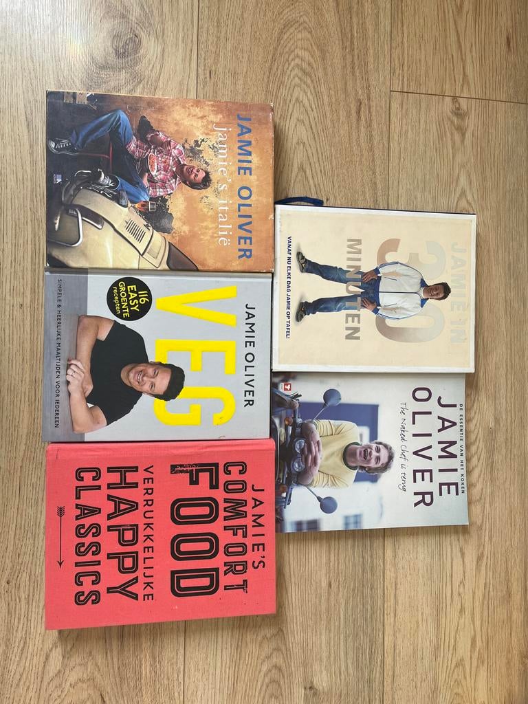 Jamie Oliver Kookboeken - Gebruikt maar in goede staat, Boeken, Kookboeken, Hoofdgerechten, Europa, Gezond koken, Ophalen