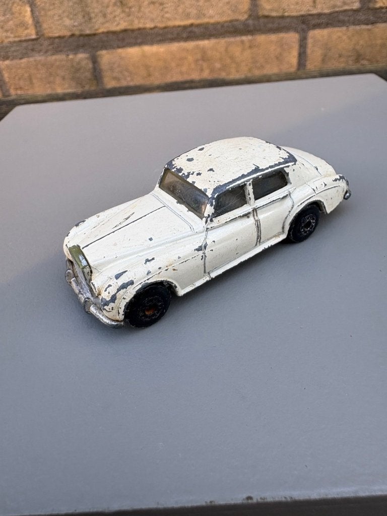 Matchbox Rolls Royce Silver Cloud wit, Ophalen of Verzenden, Gebruikt, Auto