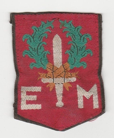 Embleem 1e Divisie 7 december (kleur), Verzamelen, Verzenden, Landmacht, Nederland, Embleem of Badge