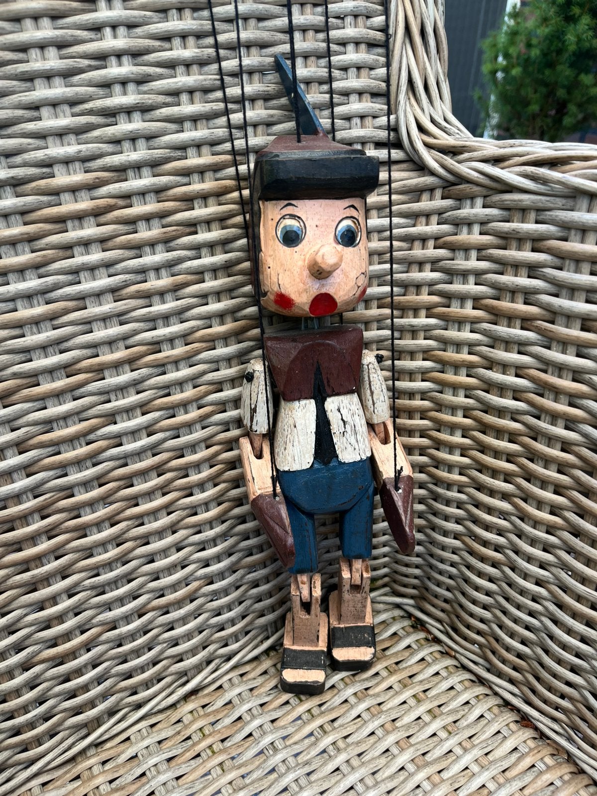 Authentieke Pinokkio marionet, Hobby en Vrije tijd, Ophalen of Verzenden, Gebruikt, Accessoires