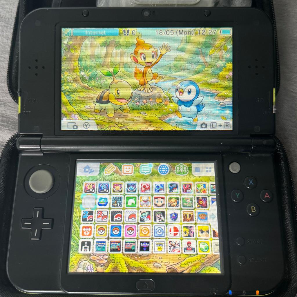 Zeldzaam New Nintendo 3DS XL Groen 64 GB Games Pokemon, Spelcomputers en Games, Spelcomputers | Nintendo 2DS en 3DS, 3DS XL, Ophalen of Verzenden