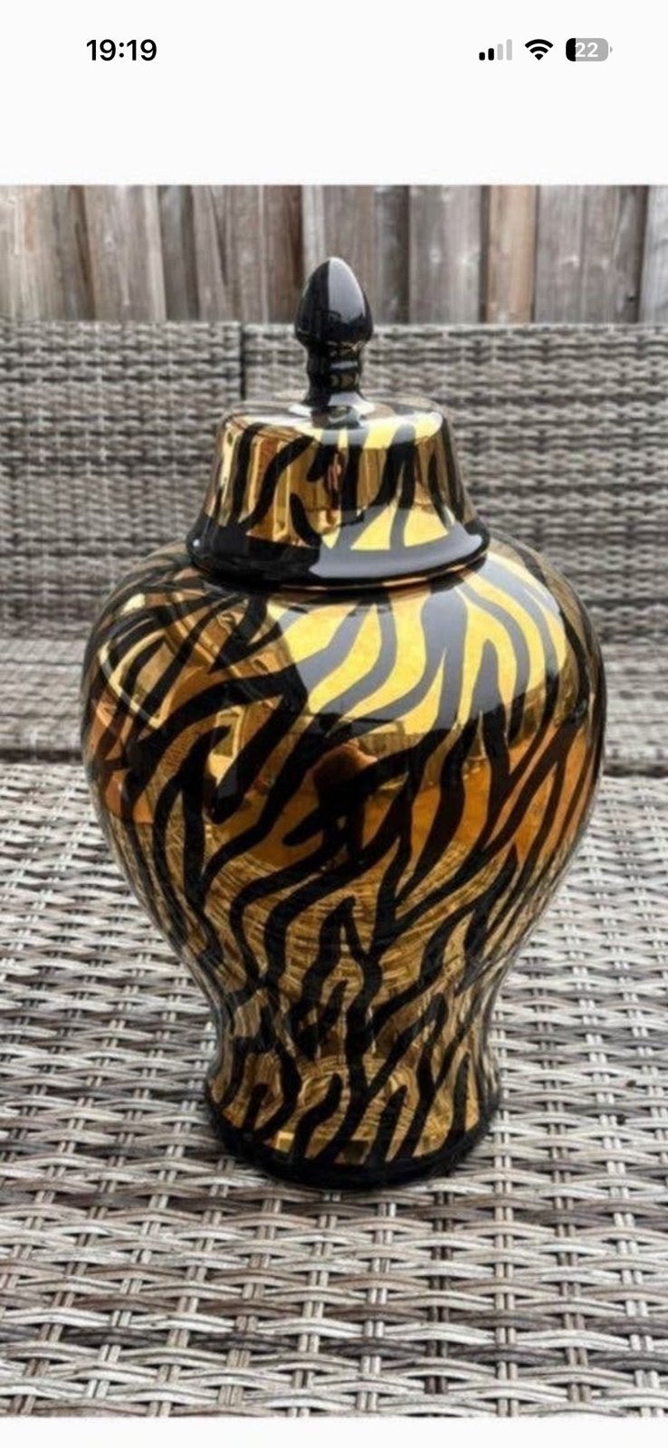 zwart / gouden pot ptmd, Ophalen