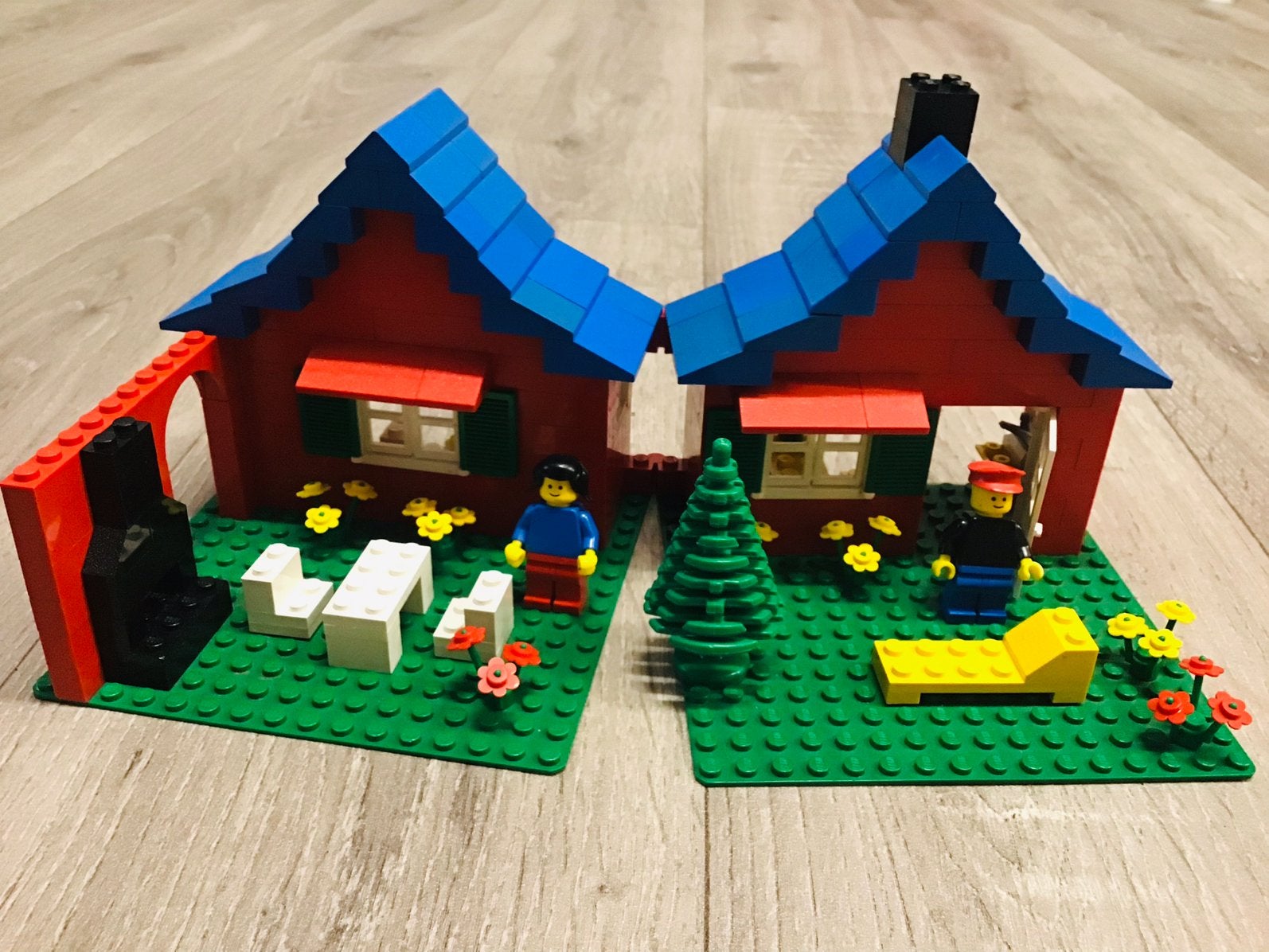 LEGO classic 376 (1978), town house with garden, compleet, Lego, Ophalen of Verzenden, Zo goed als nieuw, LEGOLAND