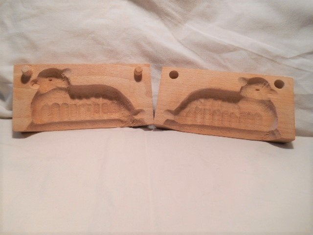 Houten boterlam/ botervorm, nog nooit gebruikt, Overige typen, Ophalen of Verzenden, Nieuw, Hout
