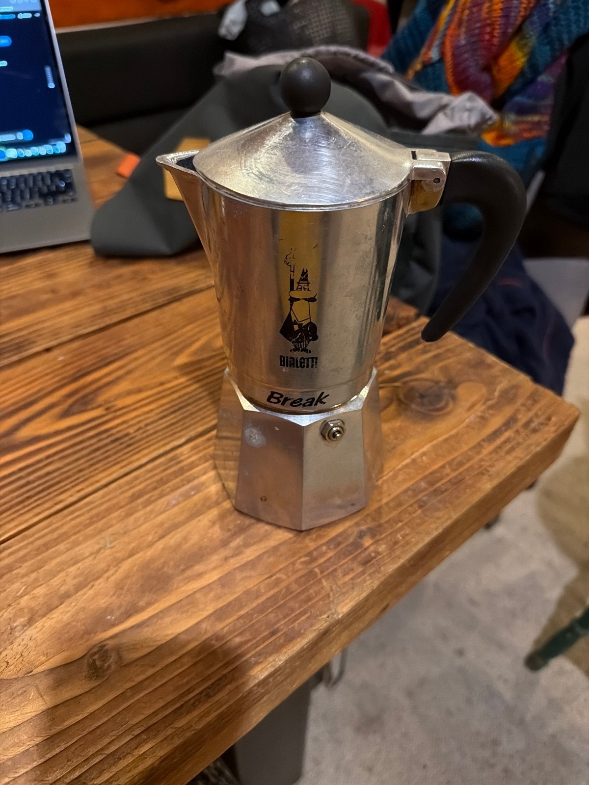 Bialetti Moka Express Percolator - Klassiek Italiaans Design, Witgoed en Apparatuur, Gebruikt, Overige modellen, Gemalen koffie