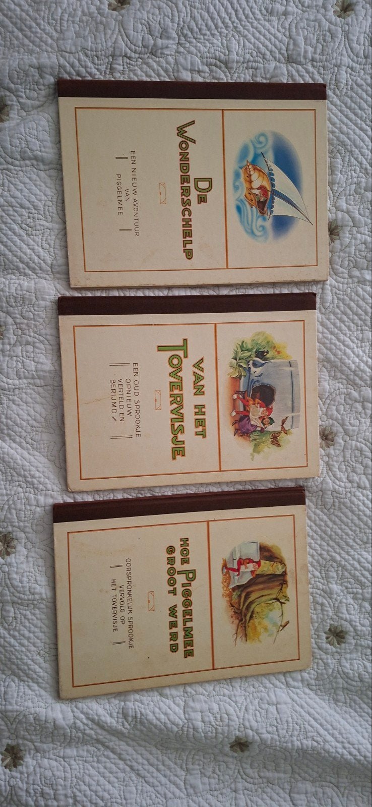 3 Vintage boeken Piggelmee,, Ophalen of Verzenden, Gelezen