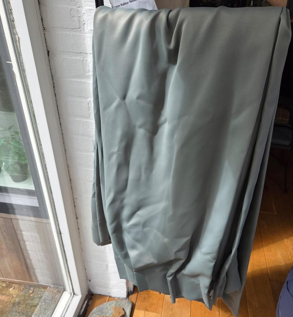 Gordijnen Groen Leen Bakker, Gebruikt, 150 tot 200 cm, Ophalen of Verzenden, 150 tot 200 cm