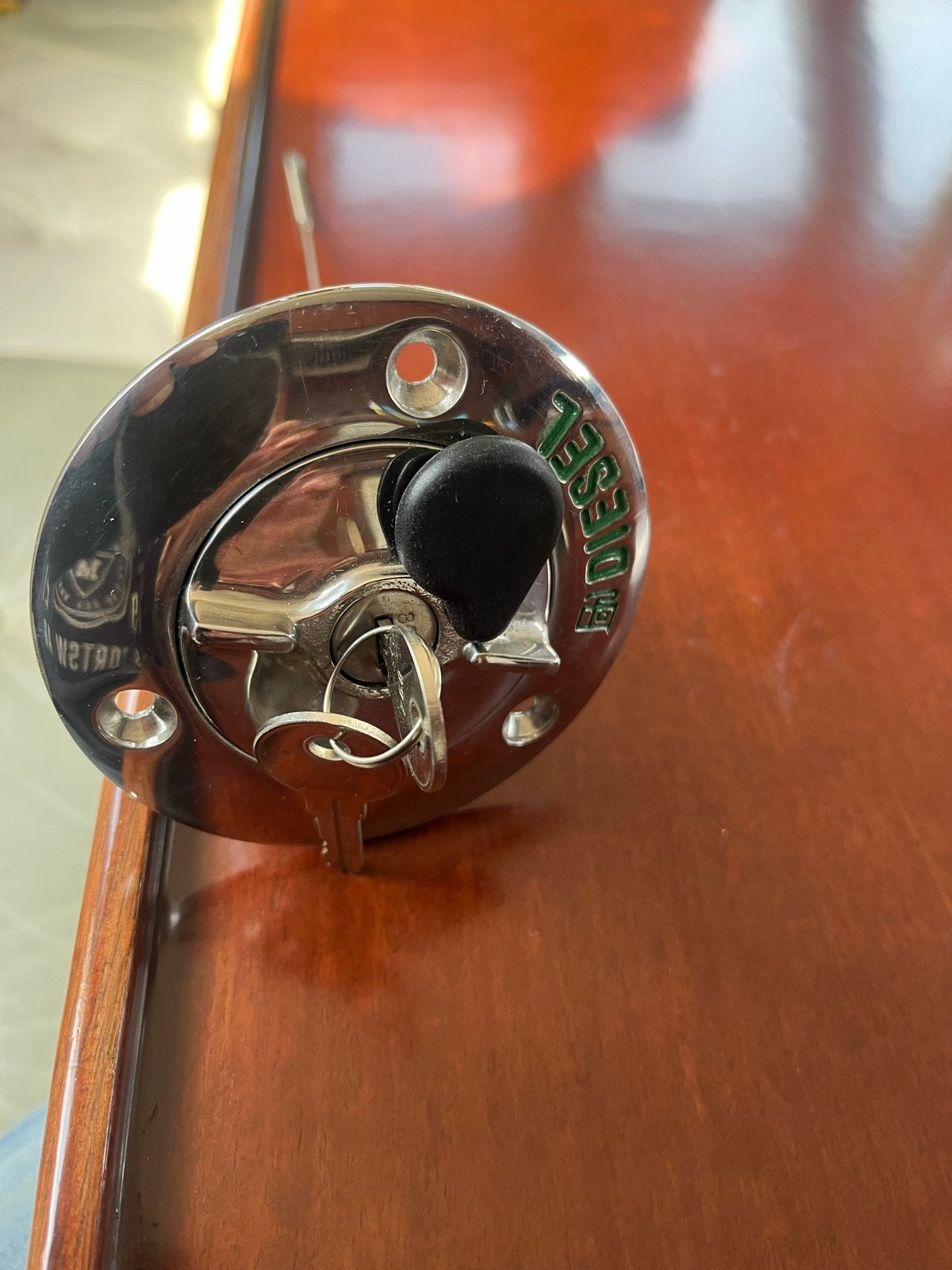 RVS Diesel tankdop met sleutel, Ophalen of Verzenden, Nieuw, Motor en Techniek