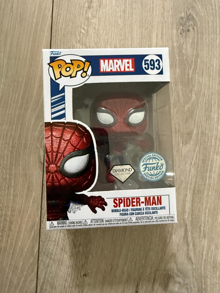 Funko POP! Spider-Man Diamond Collection #593, Ophalen of Verzenden, Nieuw
