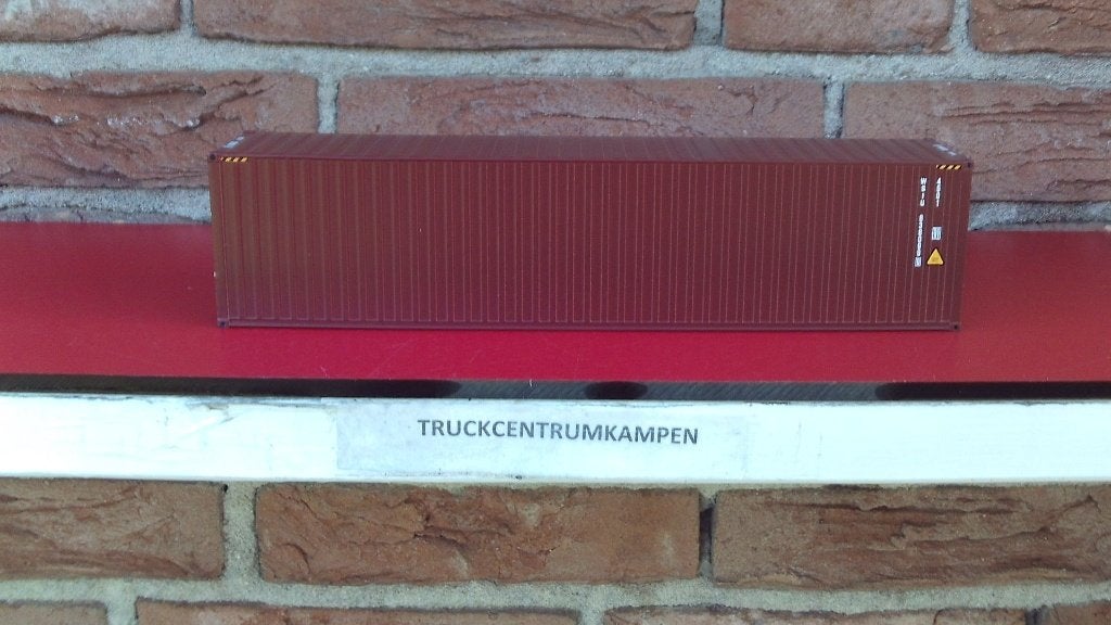 WSI  40  FT  Container  Bruin., Ophalen of Verzenden, Nieuw, Bus of Vrachtwagen, Wsi