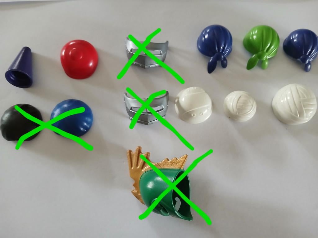 Playmobil losse hoofddeksels, Kinderen en Baby's, Ophalen of Verzenden, Zo goed als nieuw, Los playmobil
