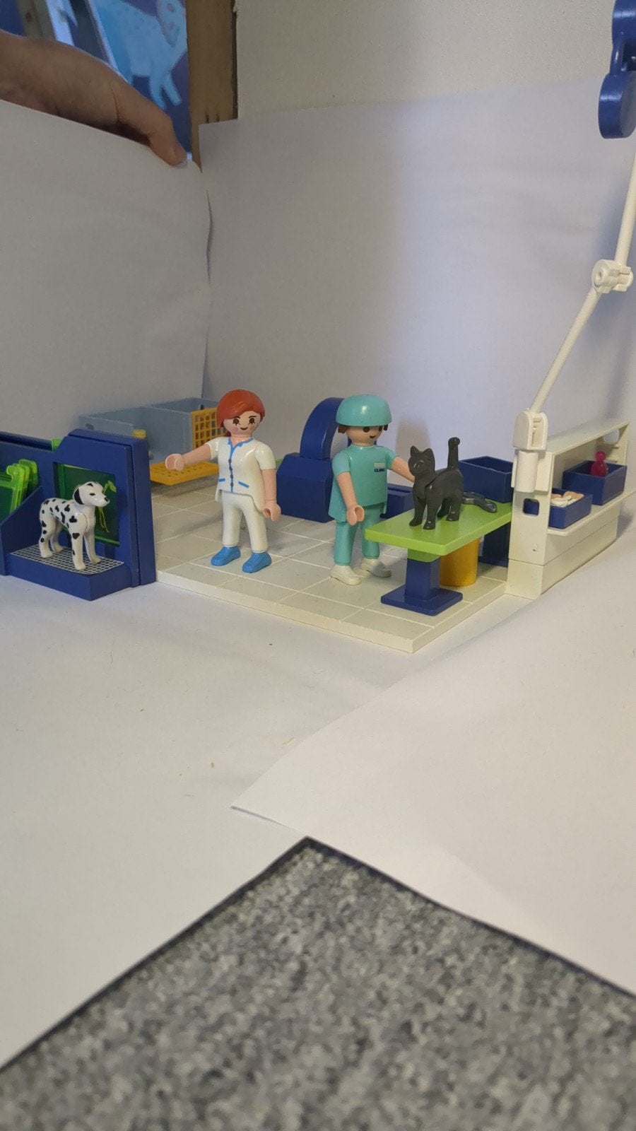 Playmobil Dierenkliniek met Dieren en Figuren, Ophalen, Gebruikt