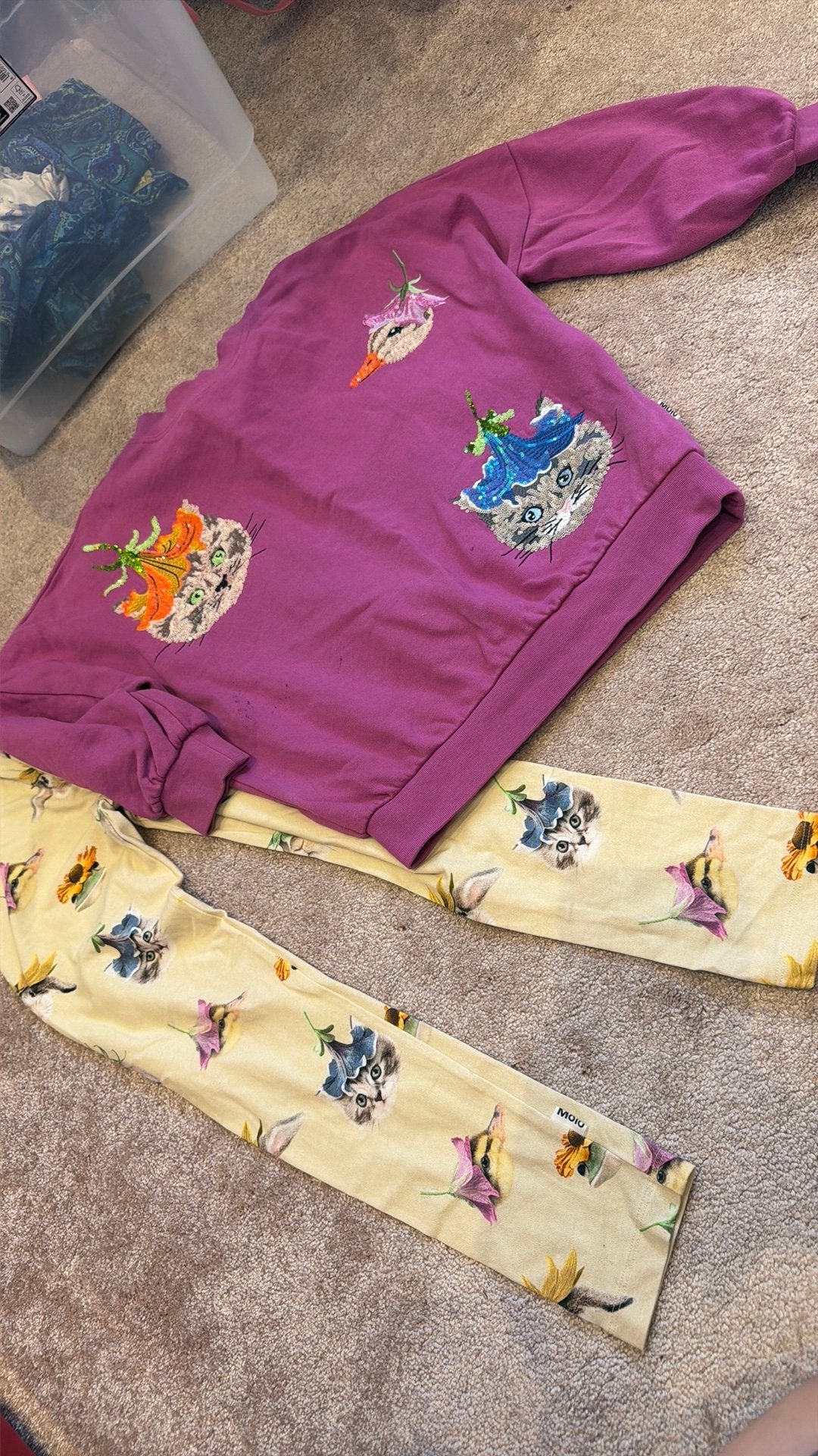 Molo set, Ophalen of Verzenden, Zo goed als nieuw, Meisje, Trui of Vest