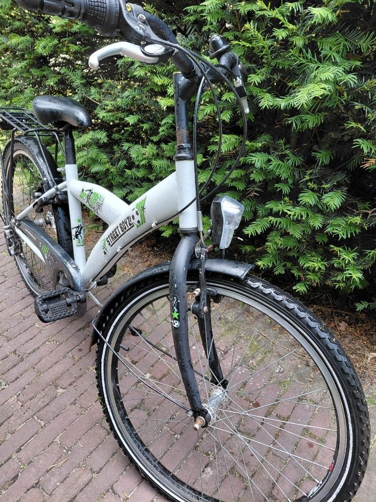 Coole wk voetbalfiets voor een sportieve gast, Fietsen en Brommers, Ophalen, Bike fun kids, Gebruikt, 24 inch