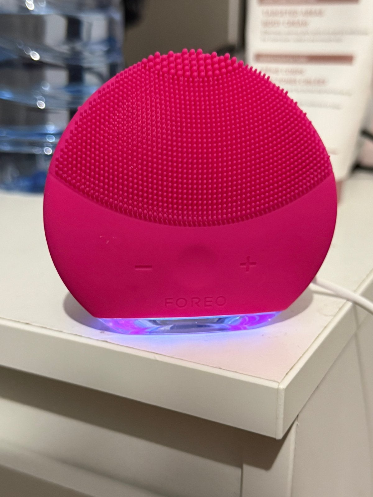 FOREO LUNA mini 2 – Fuchsia, Sport en Fitness, Ophalen of Verzenden, Gebruikt, Lichaamsverzorging