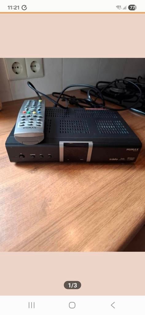Humax IR- Fox C kabeldecoder, Ophalen, Zo goed als nieuw, Humax