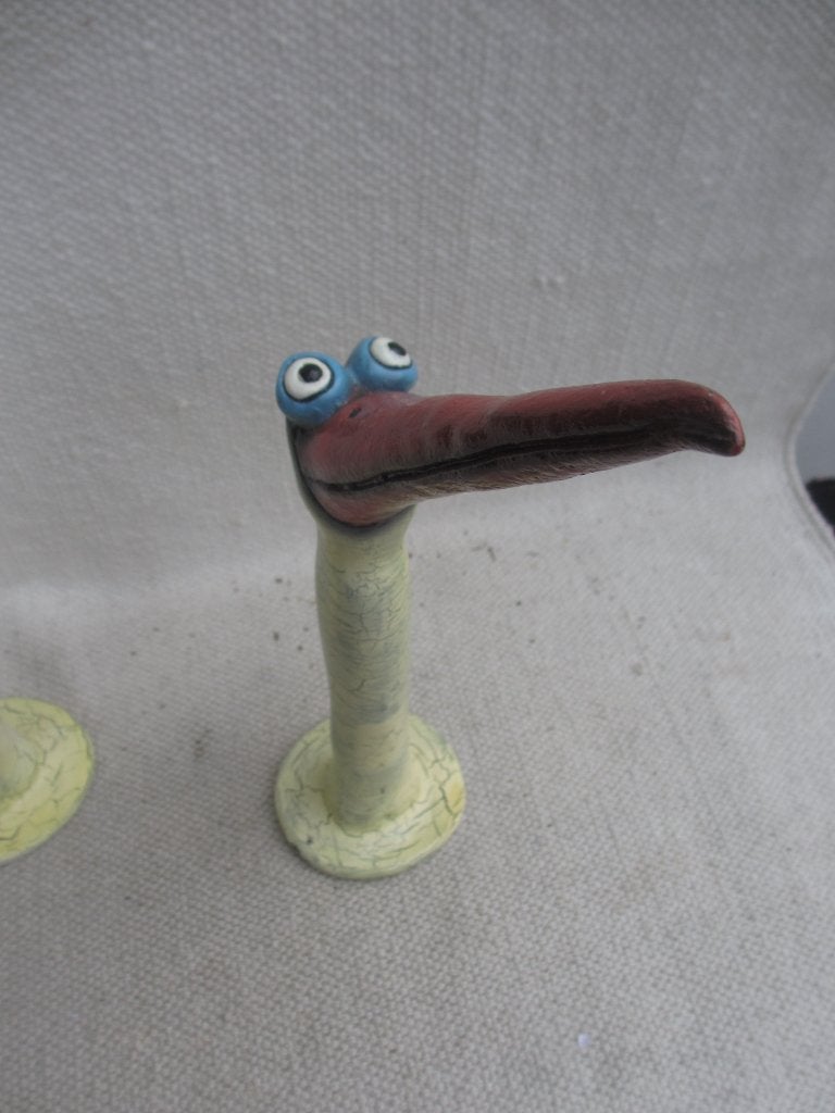 Twee vogel beeldjes van Kunstenkadootjes, Ophalen of Verzenden, Zo goed als nieuw, Dier