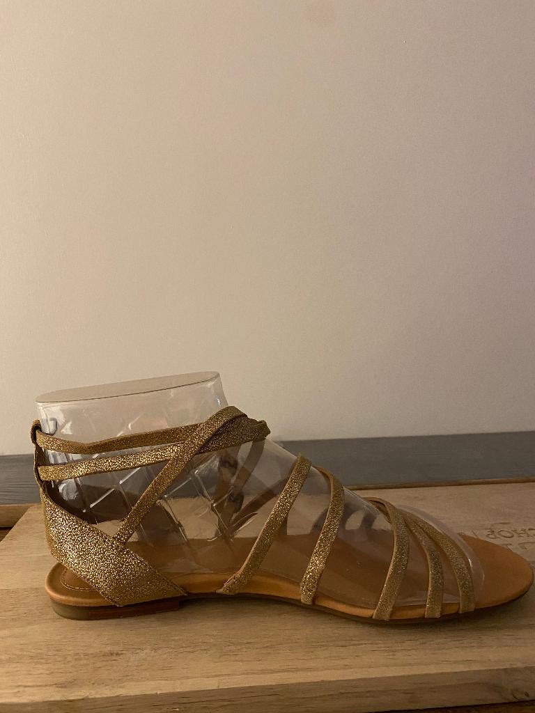 UGG sandaal goud met originele doos, UGG, Overige kleuren, Verzenden, Sandalen of Muiltjes