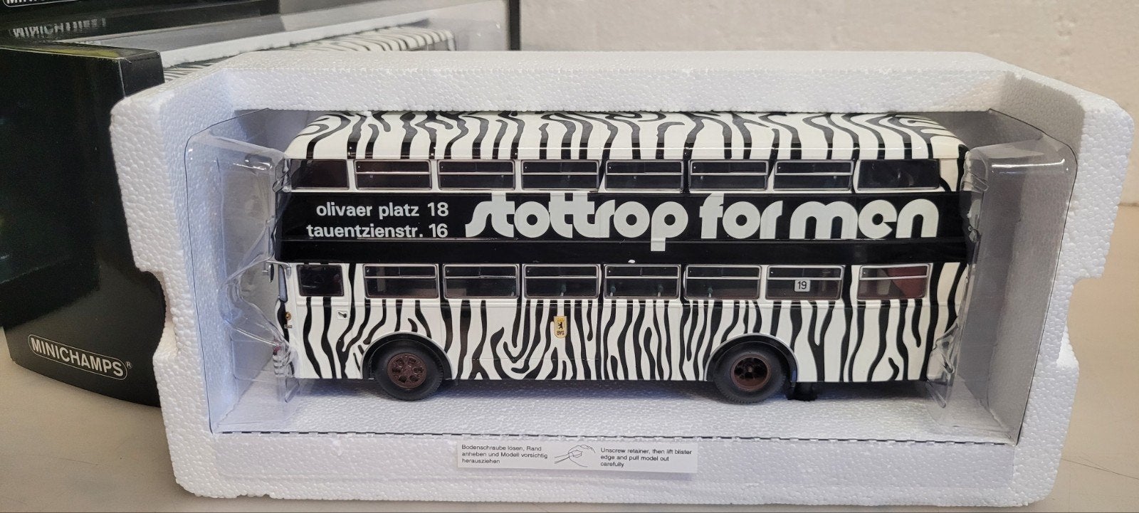Minichamps BÜSSING D2U Stottrop for Men, Hobby en Vrije tijd, Modelauto's | 1:43, Ophalen of Verzenden, Zo goed als nieuw, Bus of Vrachtwagen