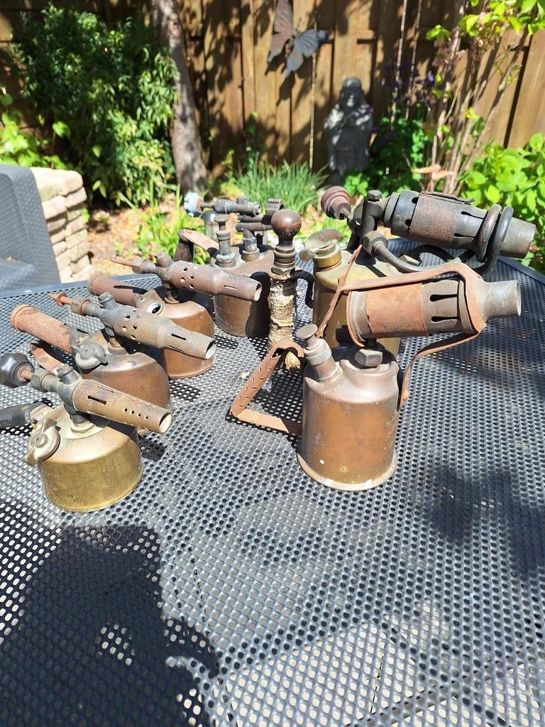 Oude benzine branders, Antiek en Kunst, Ophalen of Verzenden