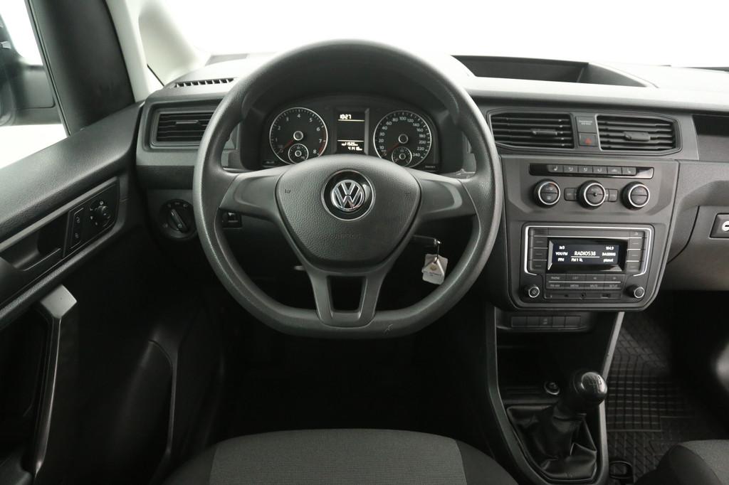 Volkswagen Caddy TSI | Benzine | Clima | Parkeersensoren | S, Auto's, Stof, Gebruikt, Volkswagen, Wit