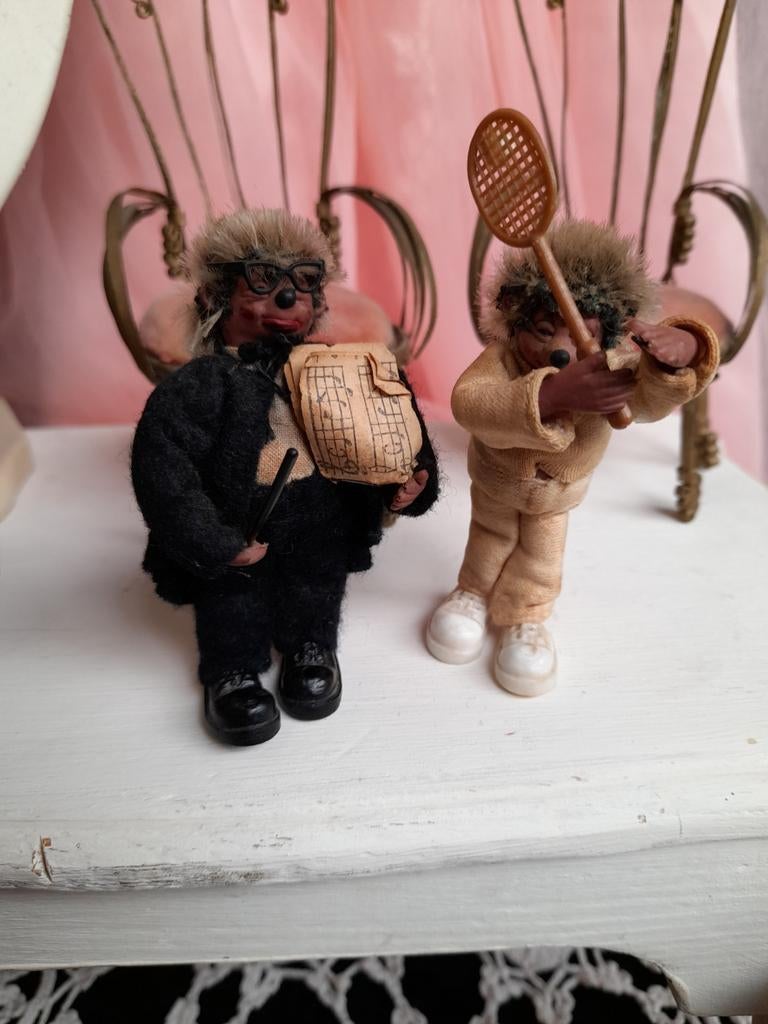2 x oude steiff mecki's 35.00 p.s, Antiek en Kunst, Antiek | Speelgoed, Ophalen of Verzenden