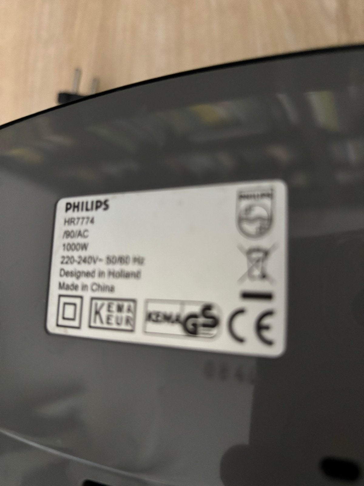 Philips HR7774 Keukenmachine met Blender en Accessoires, Ophalen of Verzenden, Gebruikt, Blender