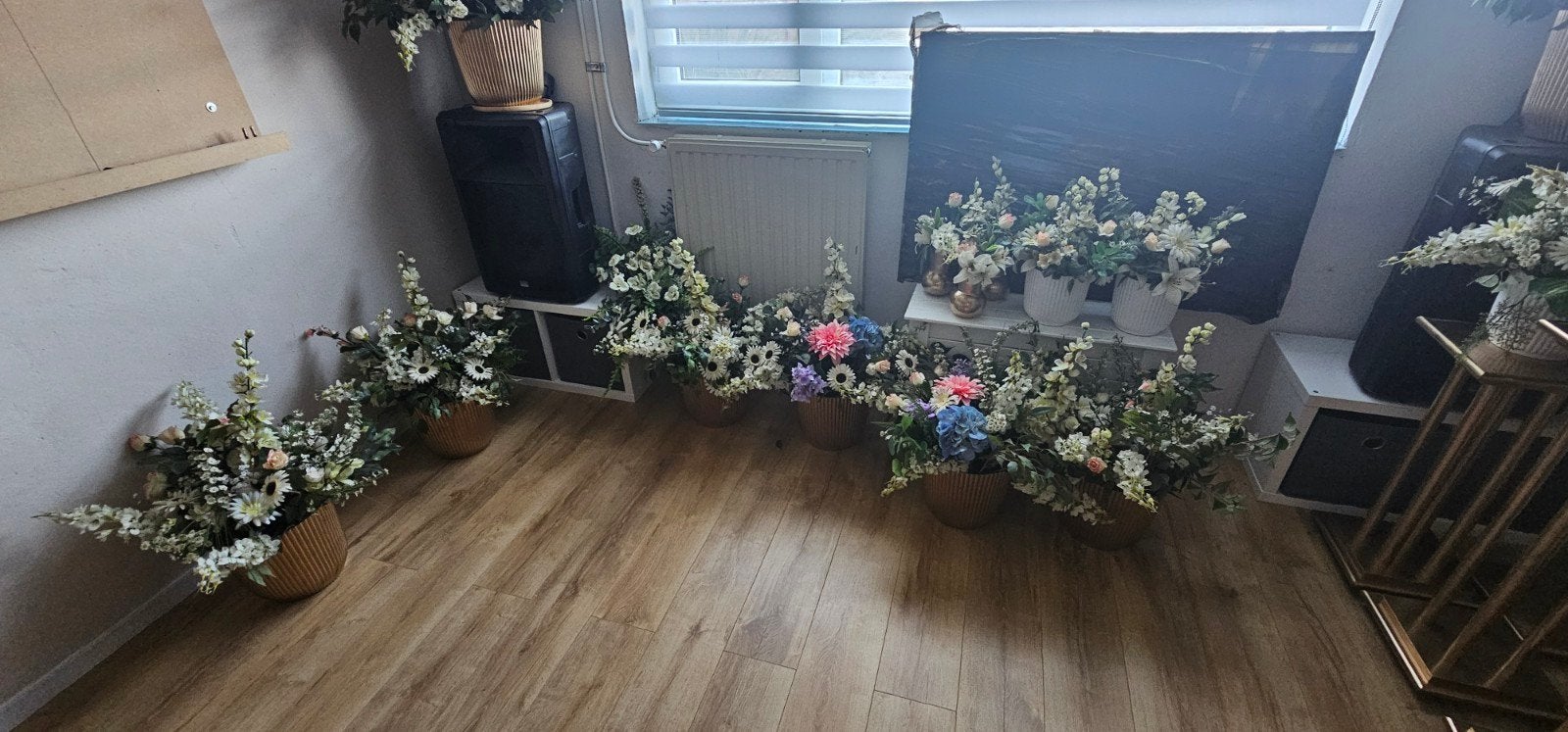 Bloemen trouwdecoratie, Ophalen, Zo goed als nieuw, Accessoires