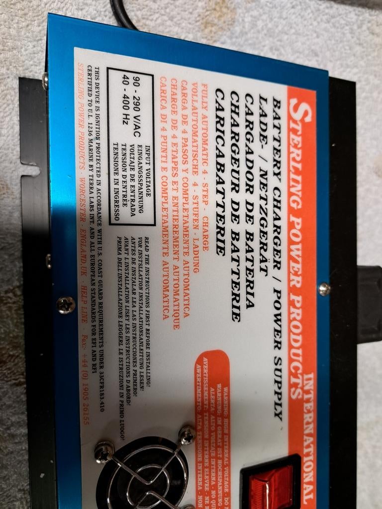 Sterling 24 V - 25 A acculader, Ophalen of Verzenden
