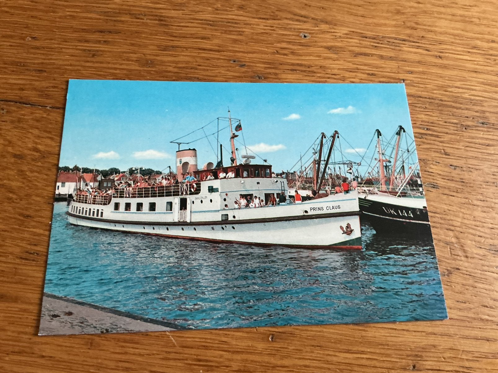 S749 Urk haven  Prins Claus passagiersdienst Urk Enkhuizen, Ophalen of Verzenden, Flevoland