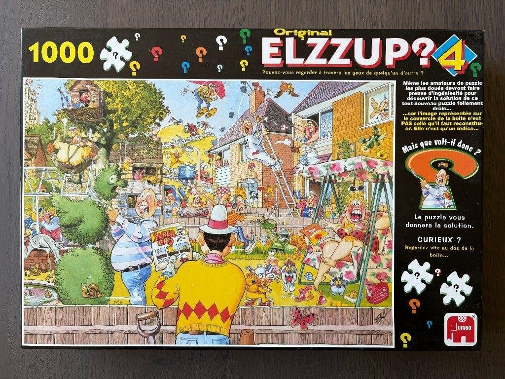 Elzzup? nr. 4 puzzel 1000 stukjes (93a), Ophalen of Verzenden, 500 t/m 1500 stukjes, Zo goed als nieuw, Legpuzzel