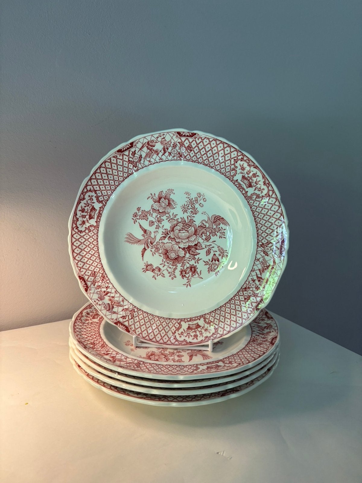 Vintage Mason’s Stratford diepe diner borden, Verzenden