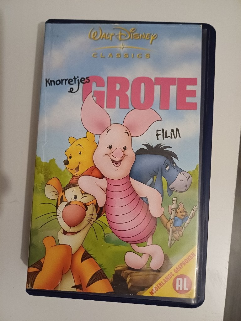 Knorretjes Grote Film – Walt Disney Classics op VHS, Cd's en Dvd's, VHS | Kinderen en Jeugd, Alle leeftijden, Ophalen of Verzenden