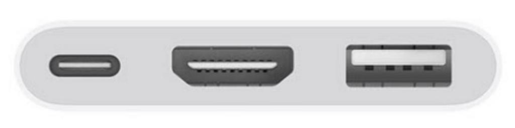Apple USB-C - Digital AV Multi Adapter, Ophalen of Verzenden, Zo goed als nieuw, Nvt, Nvt