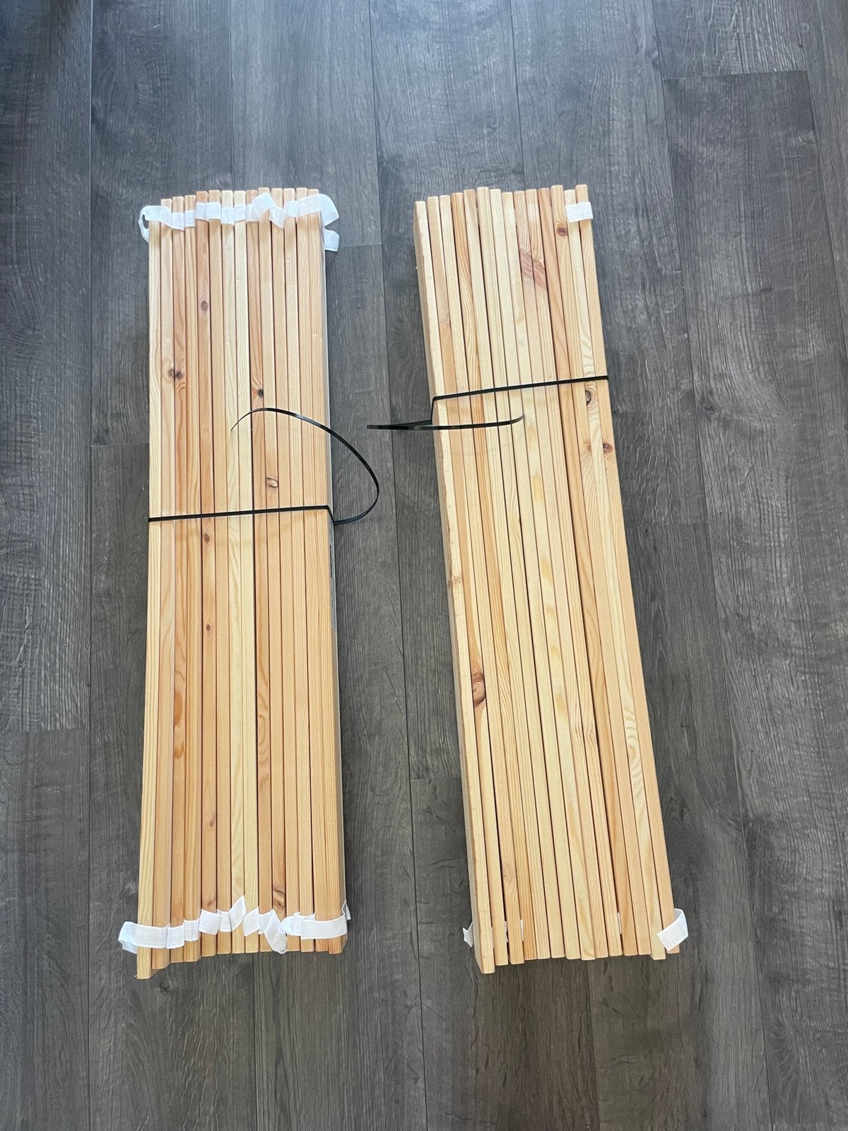 2x 90cm lattenbodem rolbodem grenen, Ophalen, Zo goed als nieuw, Eenpersoons, 90 cm