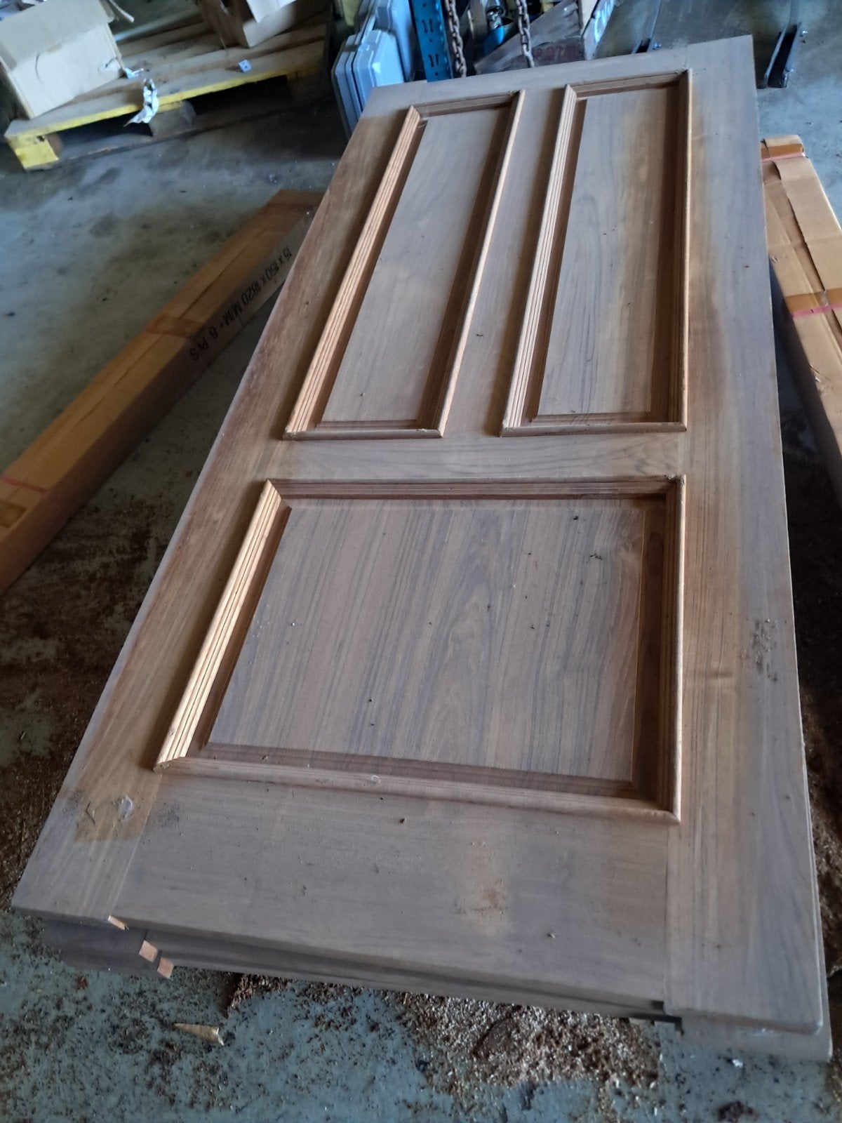 3 teak houten deuren, Ophalen, 80 tot 100 cm, Binnendeur, Nieuw