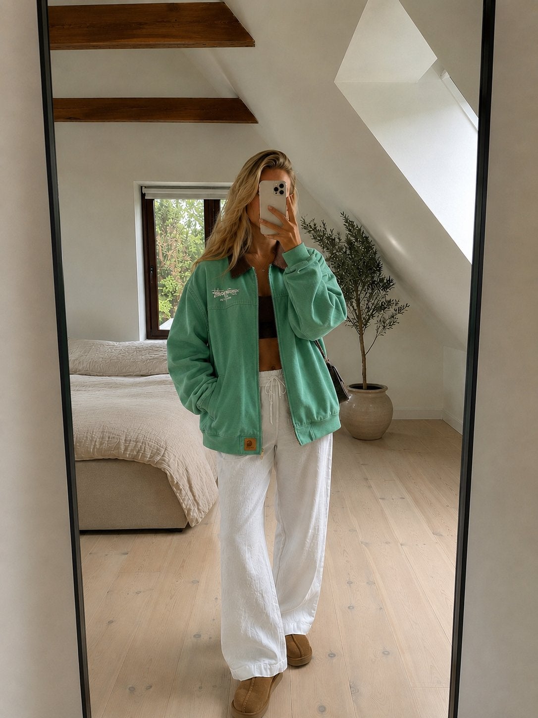Carhartt Stüssy Prince st Detroit Jacket Vintage USA Green M, Verzenden, Maat 48/50 (M), Groen
