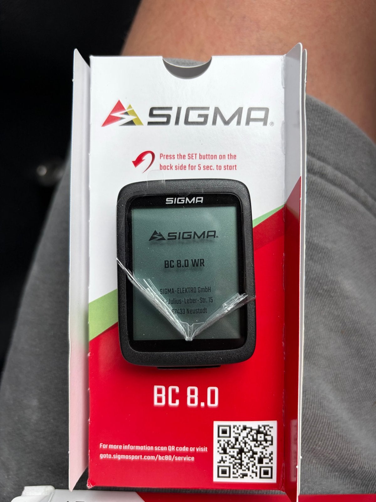 Sigma BC 8.0 WR Fietscomputer - Nieuw in doos, Fietsen en Brommers, Ophalen of Verzenden, Snelheidssensor, Nieuw