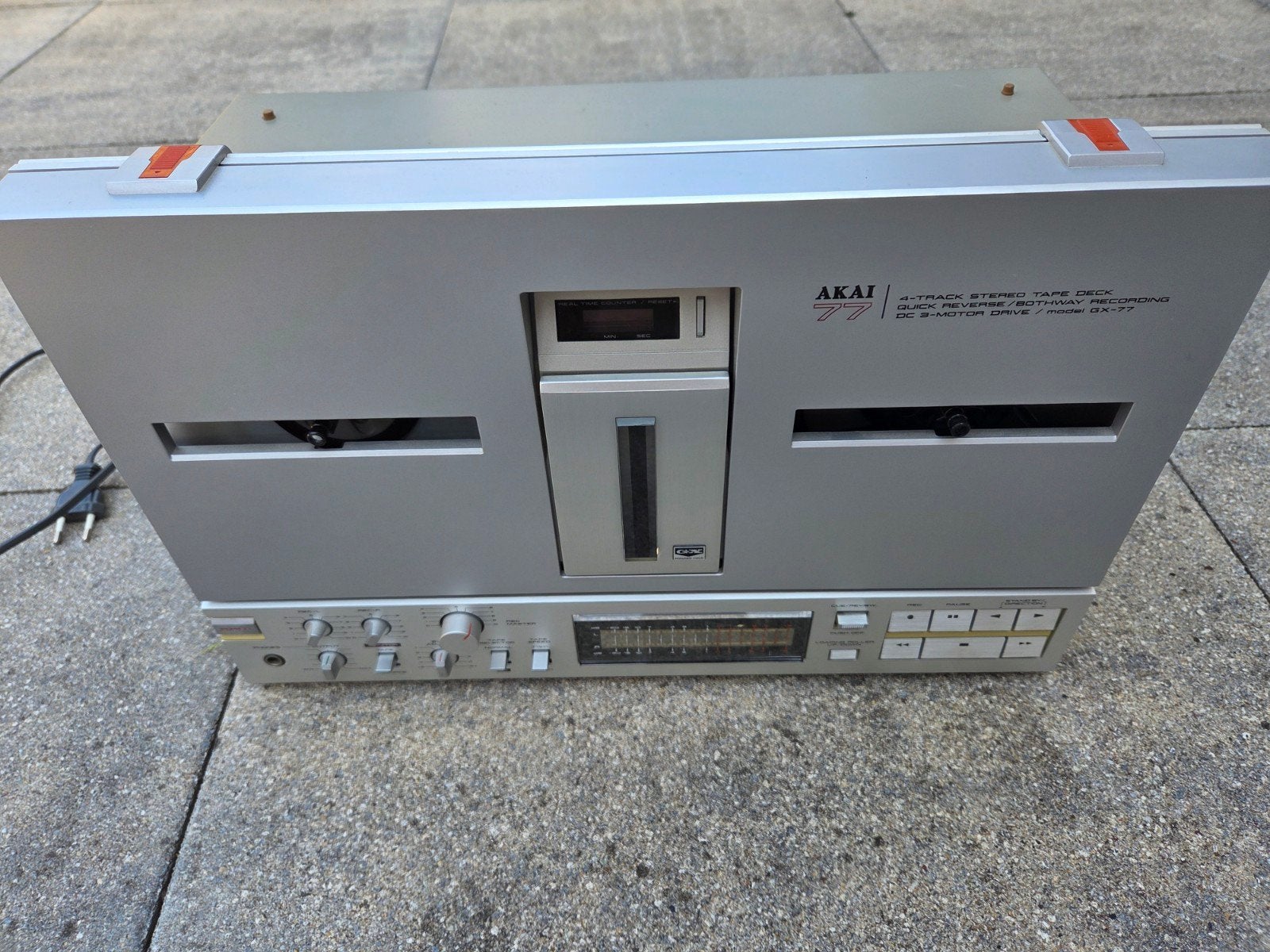 Akai GX-77 Bandrecorder - Vintage Stereo Tape Deck, Ophalen, Bandrecorder, Met banden