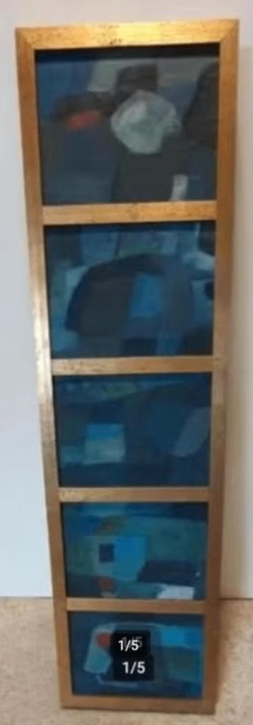 Originele Paul Vries kunstwerk "Klein Verhaal", Ophalen of Verzenden, Abstract, Overige onderwerpen