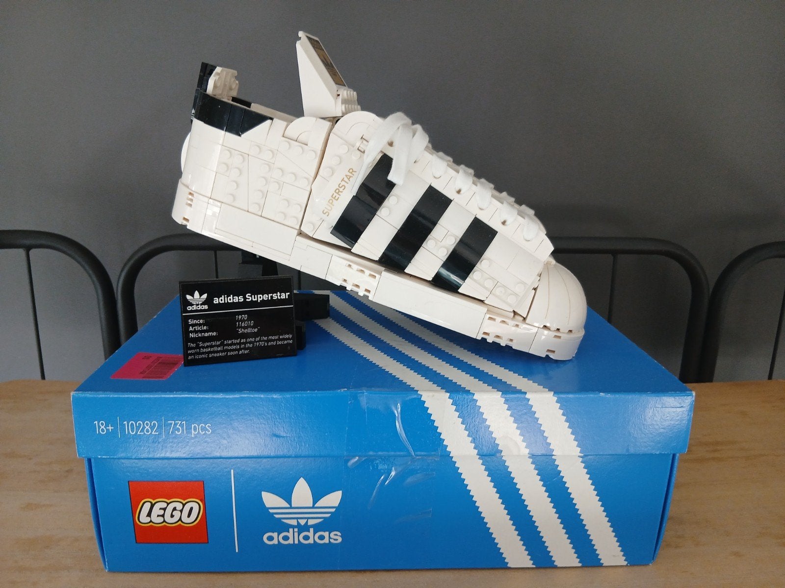 LEGO Adidas Originals Superstar (10282), Ophalen of Verzenden, Zo goed als nieuw