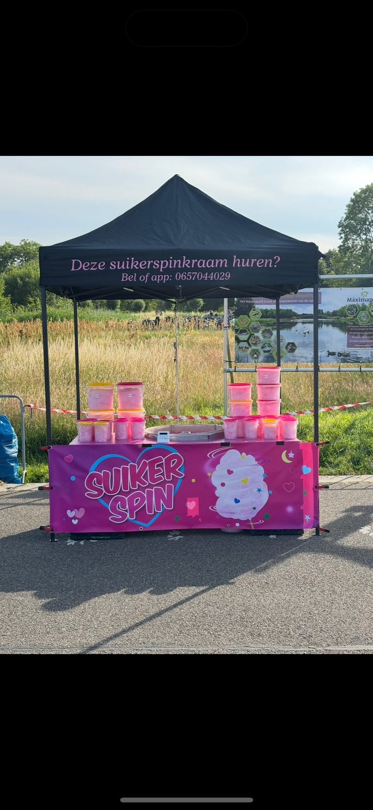 Te huur: Suikerspin kraam, Ophalen, Zo goed als nieuw, Overige