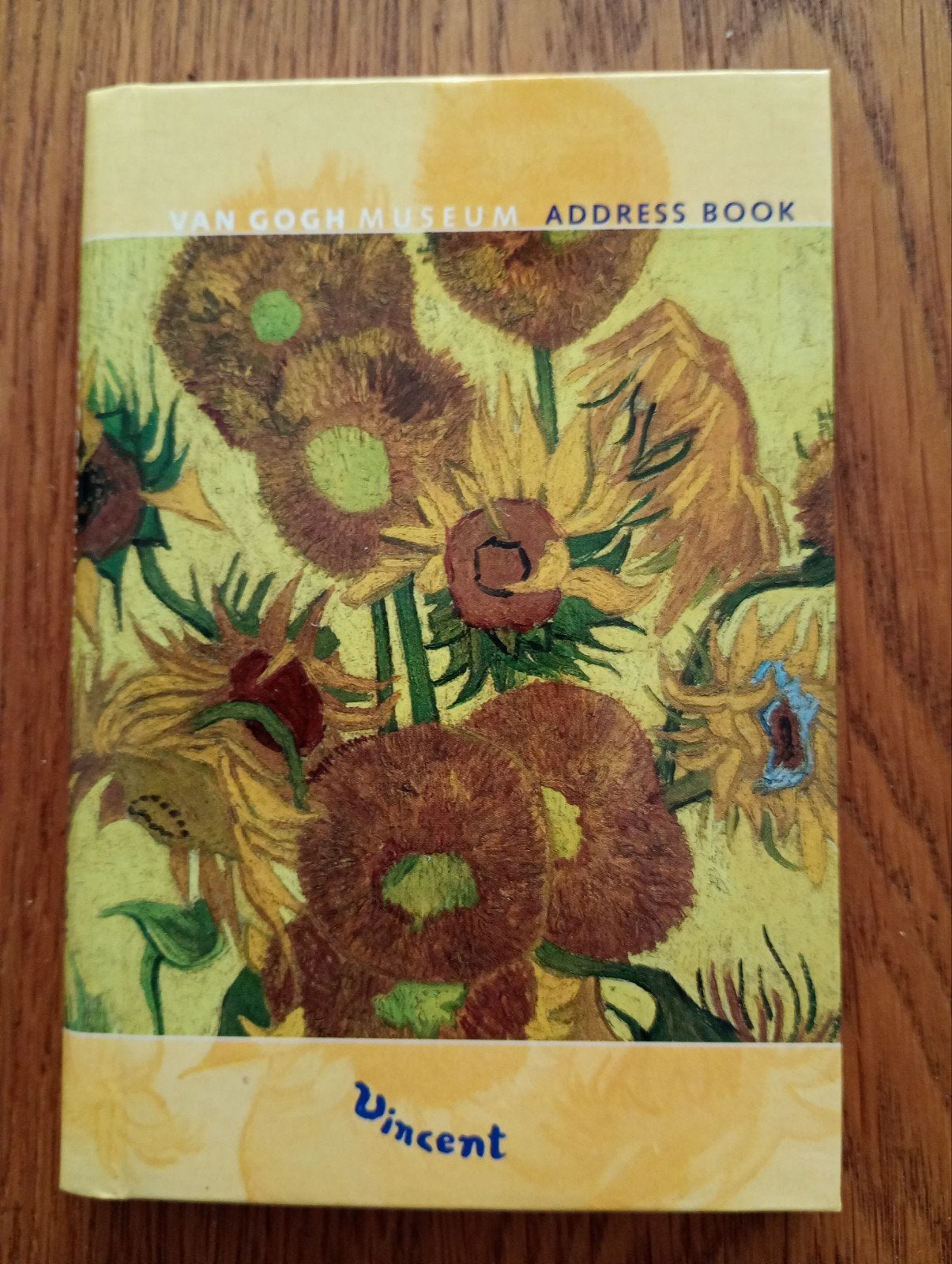 nieuw adresboekje Vincent van Gogh - zonnebloemen, Ophalen of Verzenden, Nieuw