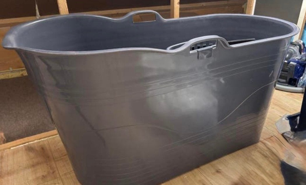 Opvouwbaar ligbadmet 125x60x100 cm, Huis en Inrichting, Badkamer | Badkamermeubels, Ophalen, Overige typen, 50 tot 100 cm, Minder dan 100 cm