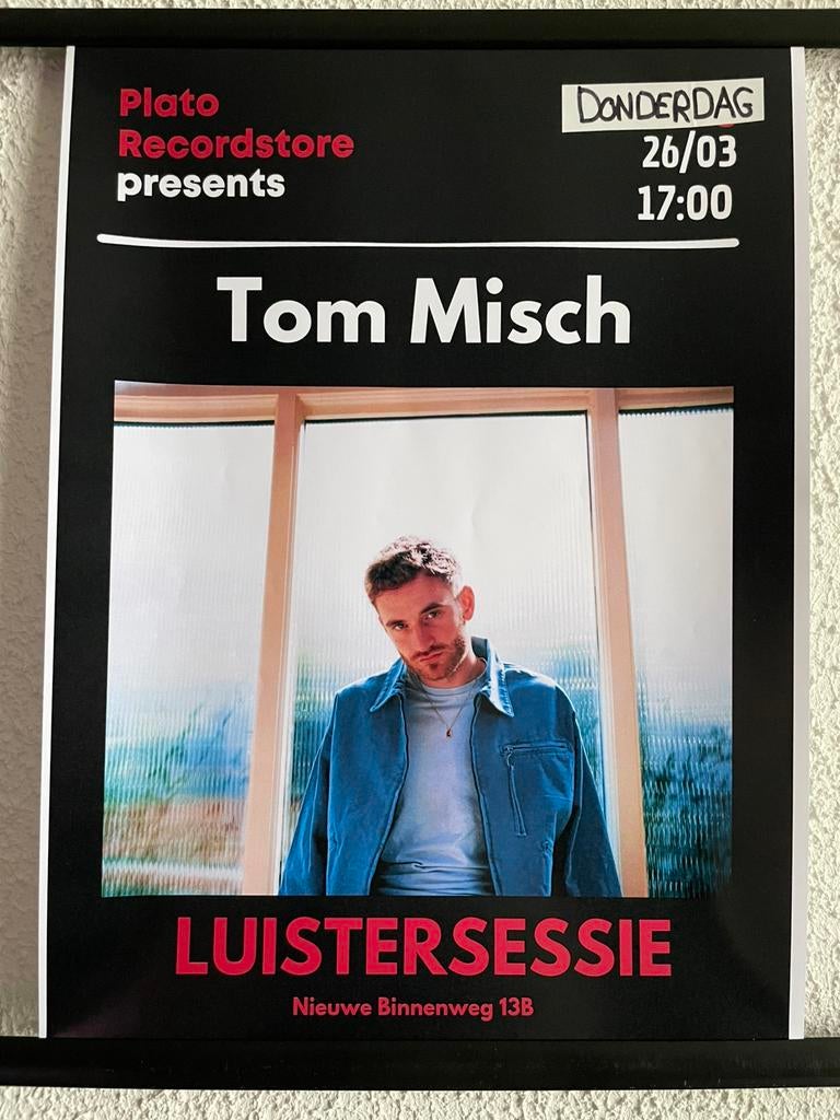 Poster ‘’ Tom Misch ‘’ 29,5x 42 cm, Ophalen of Verzenden, Zo goed als nieuw, Poster, Artwork of Schilderij
