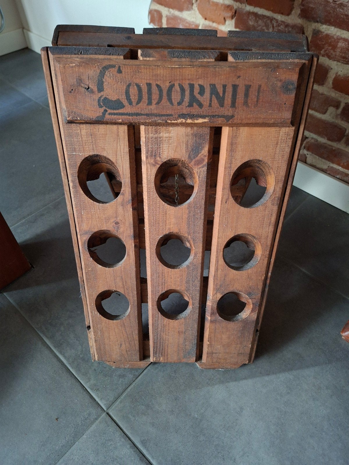 Originele Codorniu Pupitre - Houten Wijnrek, Ophalen