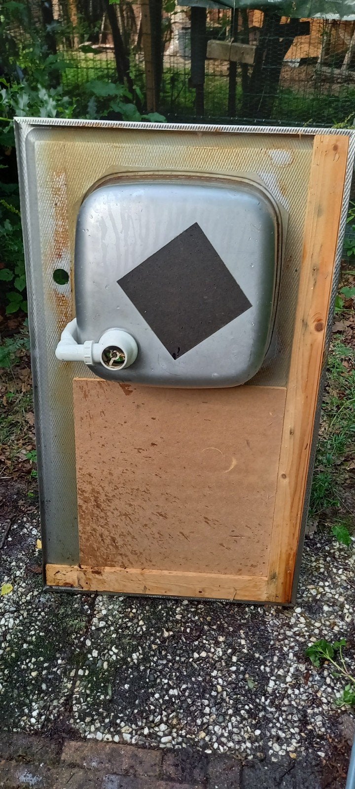 RVS aanrechtblad, Ophalen, 50 tot 75 cm, Minder dan 100 cm