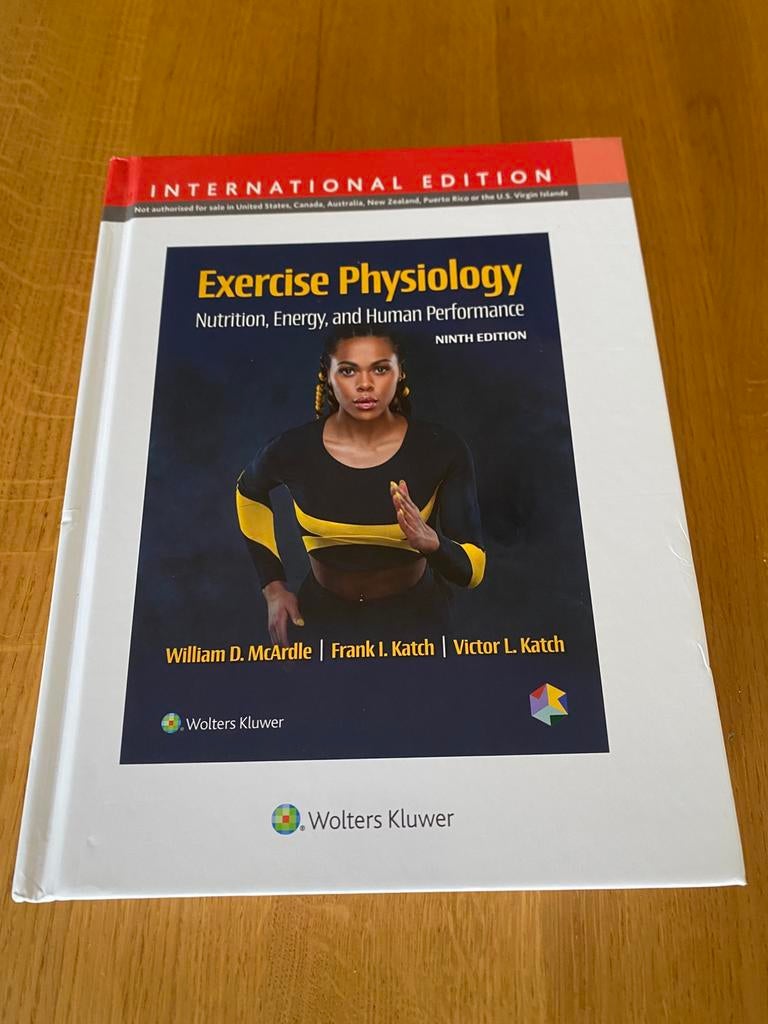 Exercise physiology 9e/9th international edition, Boeken, Studieboeken en Cursussen, Nieuw, WO, Beta, Ophalen of Verzenden