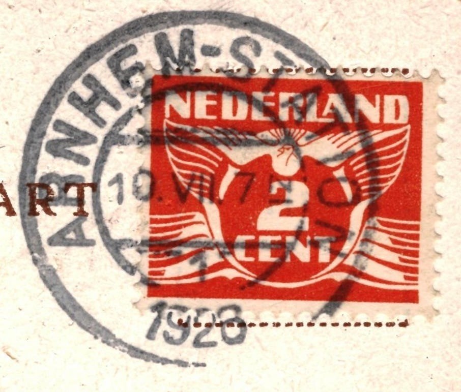 947133 Arnhem Waterwerken bij Sonsbeek 1928 Gelopen, Ophalen of Verzenden, 1920 tot 1940, Gelopen, Gelderland